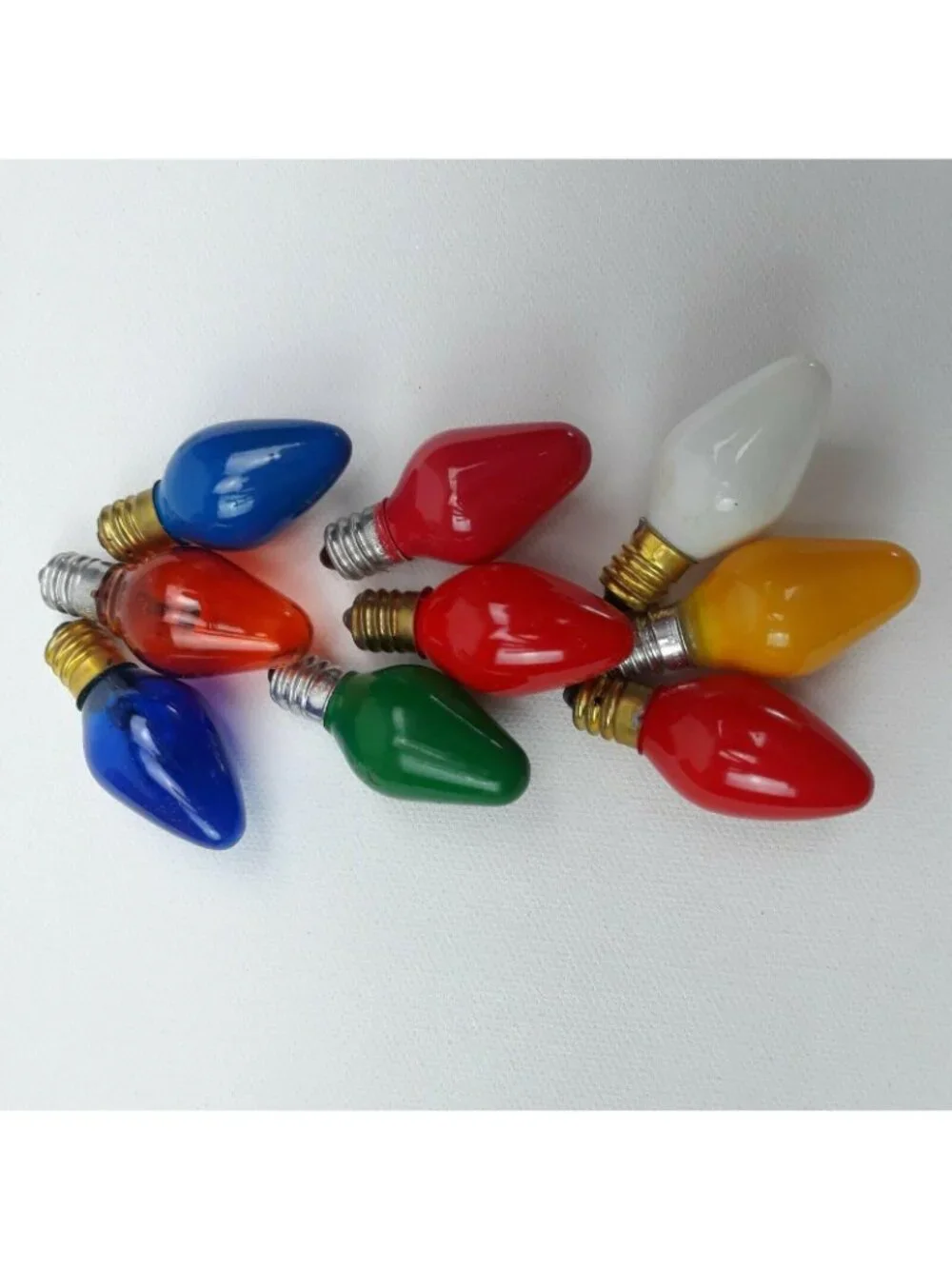 Vtg Christmas Light Lot Replacement Lamp String C7 C9 G40 Indoor Outdoor 120V